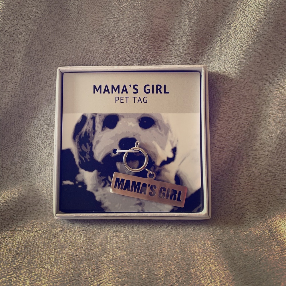 Mammas girl dog tag